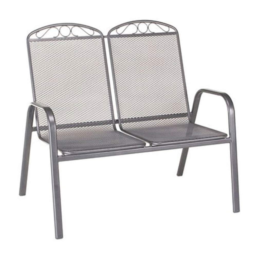 Happy Green oceľová záhradná stolička GARDE DOUBLE 106 × 69 × 93 cm